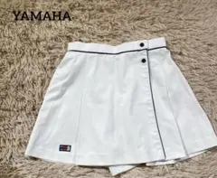 【ヤマハ】スコート　スポーツウェア　テニス　ゴルフ　卓球　ホワイト　 Sサイズのサムネイル