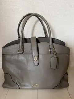 COACH ハンドバック トートバッグ グレー オフィスバック