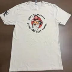 激レア★USA限定ファイヤーデプトコーヒーTシャツ 消防士アメカジ古着L
