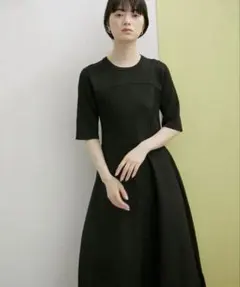 MIXパターンハーフスリーブワンピース& カットフォルムロードレス