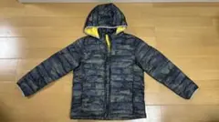 GAP 迷彩柄 中綿コート（イエロー裏地）