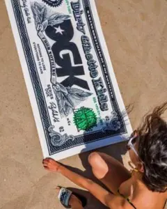 DGK ビーチタオル ドル柄 CURRENCY BEACH TOWELのサムネイル