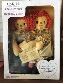 巨大40s DAKIN アン & アンディ Raggedy Ann & Andyのサムネイル