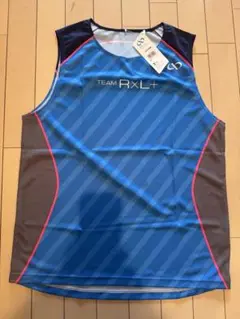 TEAM RXL+ 陸上用シャツ Ｏサイズ 青