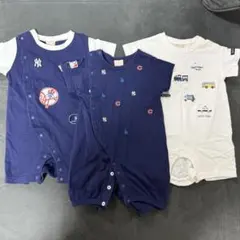 petit main ロンパース3着セット