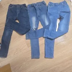 デニムパンツ 3色セット