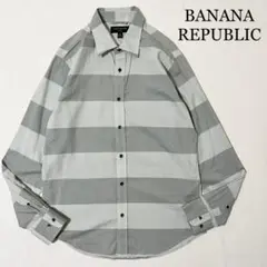 BANANA REPUBLIC ファットボーダー コットンシャツ ワイシャツ S