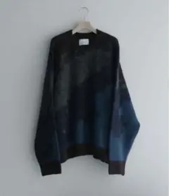 【完売品】remer ルーズシャドーグラデーションニット グレー　Sサイズ