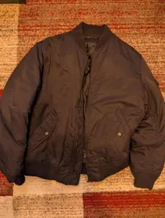 ユニクロ MA-1ブルゾン ブラック M