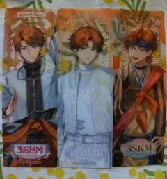 にじさんじ 3SKM 2周年 アニメイト特典 クリアしおり 北見遊征 3点セット