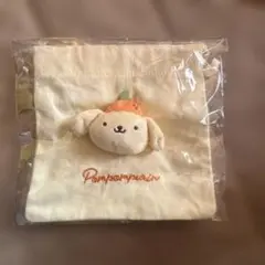 パーフェクトワンフォーカス Qoo10 ぬいぐるみ付巾着ポーチ ポムポムプリン