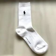 【新品未使用】ラルフローレン 白靴下