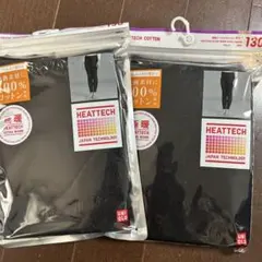 UNIQLO HEATTECH キッズタイツ 130cm ブラック