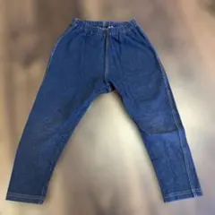 UNIQLO デニム風リラックスレギンス 100cm ダークブルー