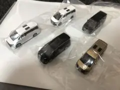 トヨタ トイズキャビン 1/87 アルファード ヴェルファイアガチャ全５種セットのサムネイル