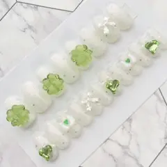 2522.（全サイズ現品販売）ウィッシュコア×オーロラネイルチップ