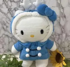 ❣️ディア ダニエル❣️特大ぬいぐるみ レア青いコート トナカイぬいぐるみ