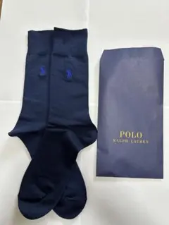 ポロ・ラルフ・ローレン ネイビーソックス
