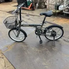 未使用16インチ】折りたたみ自転車 6段変速 フル装備（簡易工具・鍵
