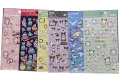 箔押しシール デコレーションシール6枚SET