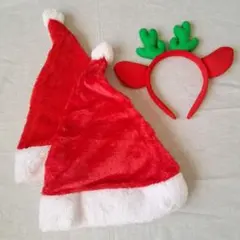 ★ クリスマス カチューシャ トナカイ サンタ 帽子 コスチューム 仮装