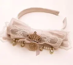LIZ LISA ティアラビジューリボンカチューシャ ピンクのサムネイル