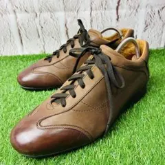 【極美品】Santoni クイック レザースニーカー 5½(24.5)のサムネイル