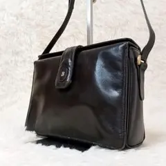 BALLY バリー ショルダーバッグ レザー ヴィンテージ ブラック