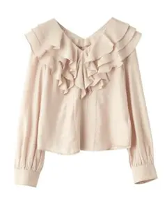 ティアードブラウス