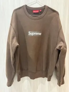 Supreme Washed Box Logo Crewneck
