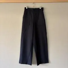 ［MACPHEE］ネイビー ワイドパンツ