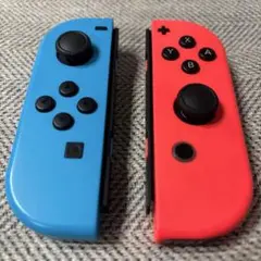 【新品同様純正完動品】任天堂 Joy-Con コントローラー 青 赤④