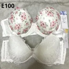 新品 大きいサイズ まとめ売り2点 ブラ モールドカップ ブラジャー E100