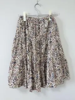 ボンポワン リバティ　コーデュロイスカート　12a