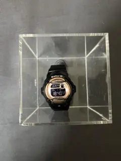 Baby-G ブラック/ピンクデジタル腕時計