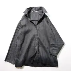 美品 25SS evam eva エヴァムエヴァ リネン グラデーションシャツのサムネイル