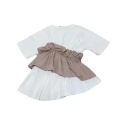 極美品 MAISON SPECIAL メゾンスペシャル タフタペプラム 黒 - メルカリ