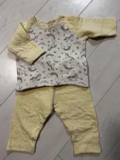 ベビーパジャマ 虹と星柄 80サイズ