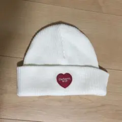 Carhartt WIP ニット帽 ビーニー ハートロゴ ニット帽 ホワイト
