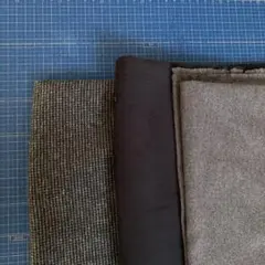 チェックアンドストライプ　はぎれセット