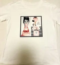 CHANELシャネル ロゴプリントTシャツ 半袖 ヒールビジューピンク（B2
