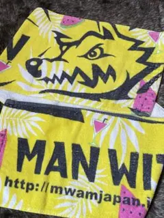 マンウィズ　マフラータオル　スイカ（イエロー）