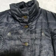 ◆JIZZOデニムだまし絵風⁄フェイクプリント⁄キルティングジャケット◆