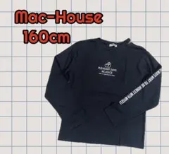 襟スリットロングスリーブTシャツ 160cm