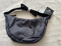 ユニクロ　UNIQLO マリメッコ　ラウンドミニショルダーバッグ　ブラック