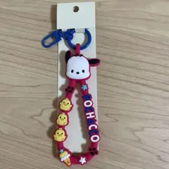 サンリオ　キャラクター大賞第1弾 ポチャッコ　ラバーコードキーホルダー