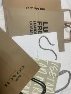 ブランド紙袋５枚セット