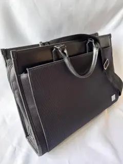Mr.Junko. ビジネスバッグ 2WAY ブラックのサムネイル