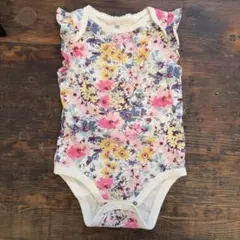 baby GAP 花柄ロンパース 6-12ヶ月