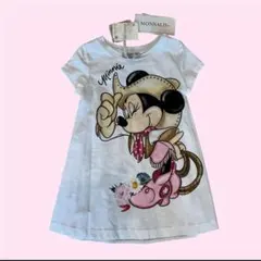 【Sale】《新品タグ付》モナリザ・Tシャツワンピース　4歳110cmのサムネイル